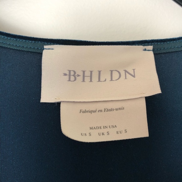 BHLDN Velvet Bridesmaid Dress - Picture 2 of 8